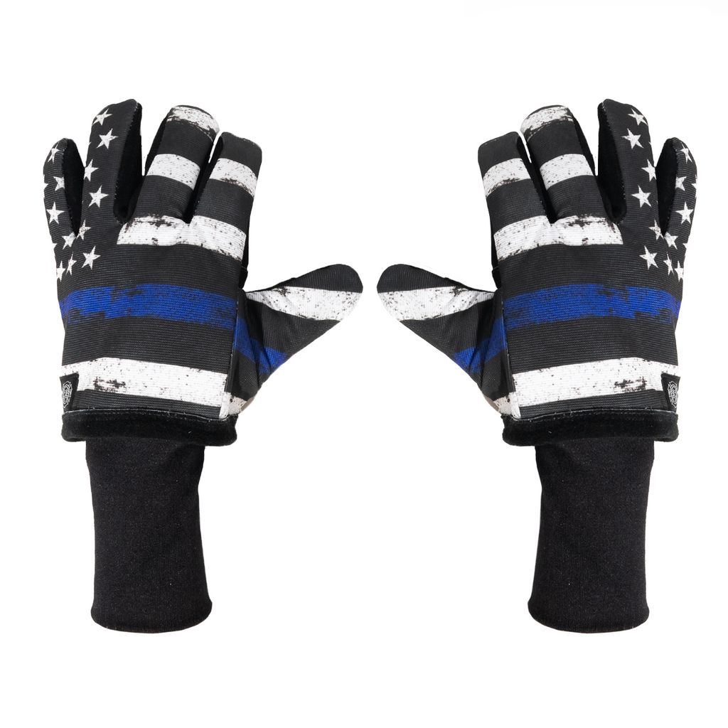 Rescue Grilling Gloves Thin Blue Line Edition