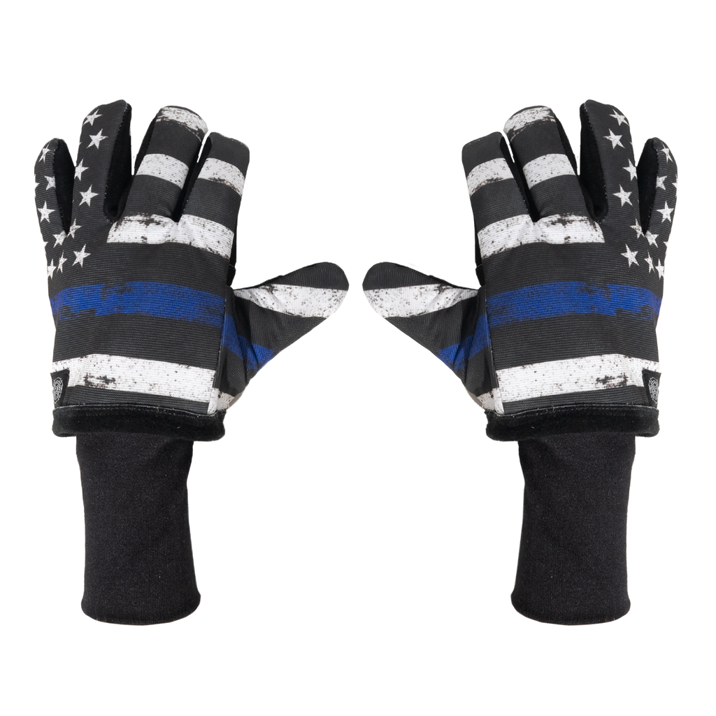 Rescue Grilling Gloves Thin Blue Line Edition