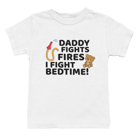 I Fight Bedtime Baby Tee
