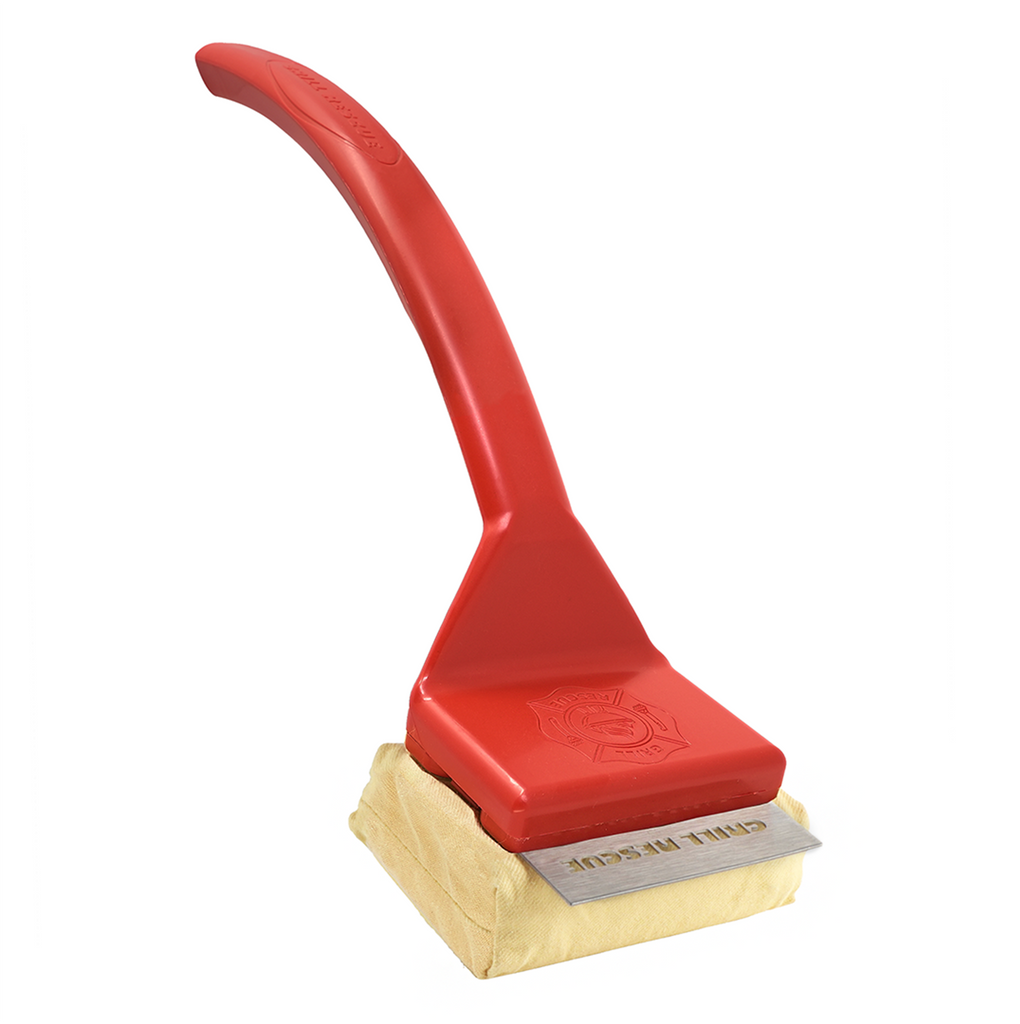 Grill Brush w Scraper The best grill brush Rescue