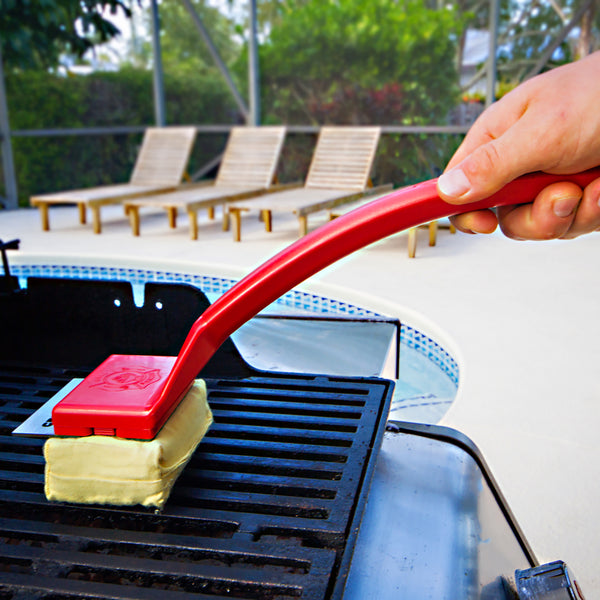 Grill Rescue for the win! #grilling #grillbrush #bbq #summertime #chef