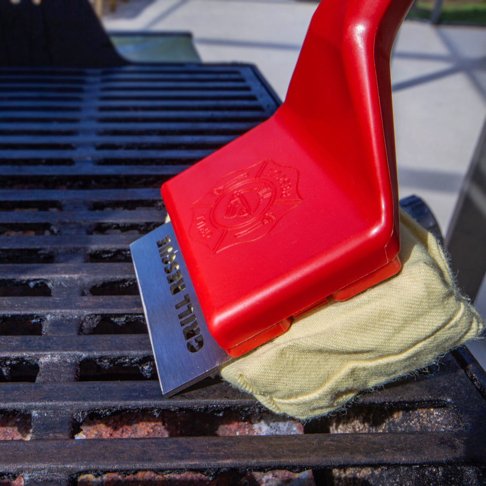  Grill Rescue BBQ Replaceable Scraper Cleaning Head